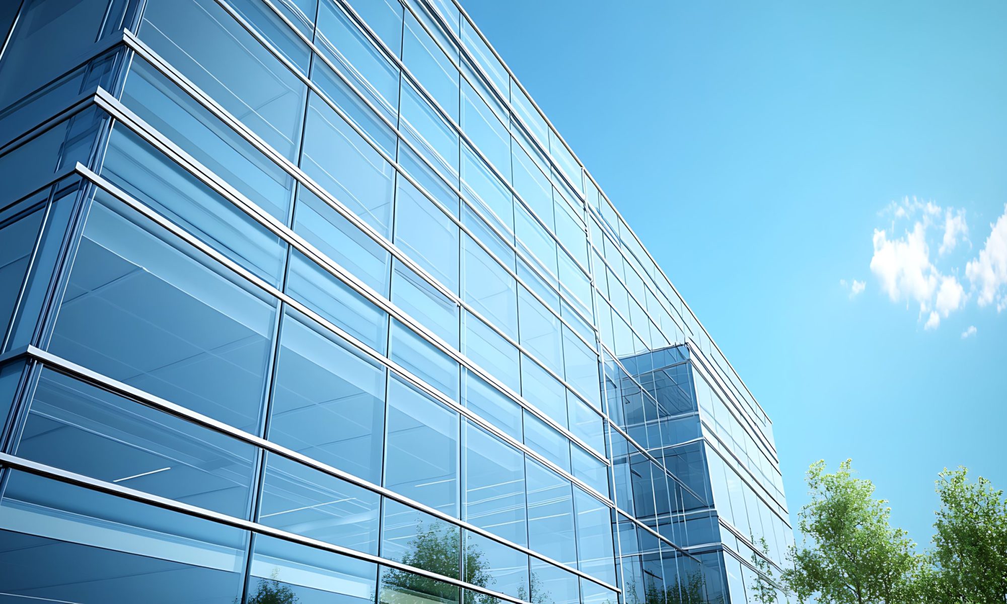 Architecture en verre moderne